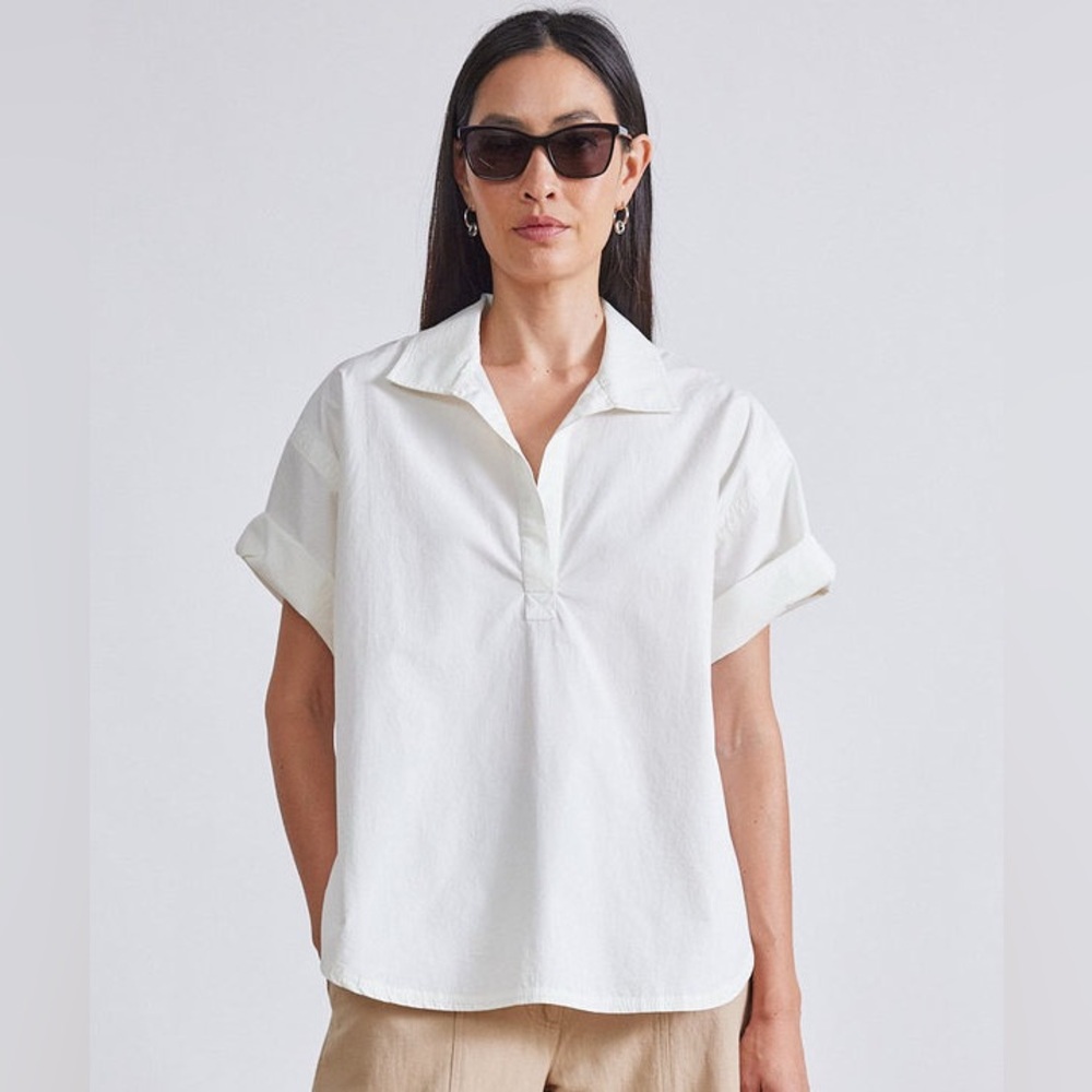 Apiece Apart- Easy popover ivory organic cotton